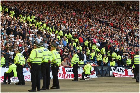 police escort football fans  Their Premier League clash against ar…The season started on Sept